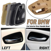 2ชิ้นคาร์บอนไฟเบอร์เนื้อภายในมือจับประตูชามครอบตัดสำหรับ-BMW 3 Series E90 E91 E92 E93 2005-2012