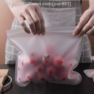 Silicone Food Storage Containers Reusable Leakproof Containers Stand Up Zip Shut Bag Cup Food Storage Bag Fresh Wrap Fresh Bag