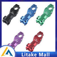 Litake อะแดปเตอร์กระบวนการหลอมโลหะ CNC แบบจักรยานเสือหมอบสำหรับตะเกียบหน้าคอจักรยานด้านหน้าอลูมิเนียมอัลลอยด์ด้ามมือจับจักรยาน31.8X28.6มม. MTB