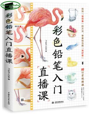 Booculchaha Chinese Color pencil  book with Super detailed painting steps beginners drawing entry textbook