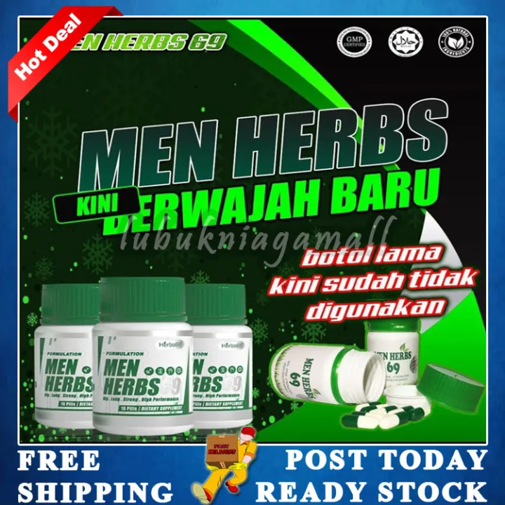 Men Herbs 69 FORMULASI UNTUK LELAKI/ Herbs Formulation for Men | Lazada