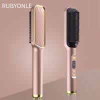 Straightening Comb Brush Hair Care Anti Scald Protective Fast Heating Hair Comb Brush Straightener Hair Style Professional Tools