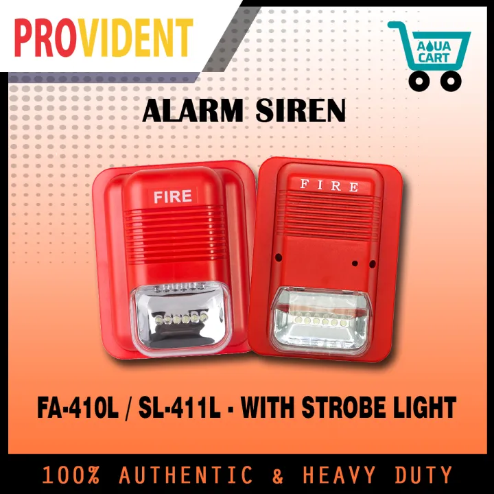 Fire Alarm Siren with Strobe Light Lazada PH