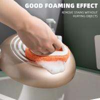 Handle Cleaning Brush Sponge Wall Glass Sink Cleaning Sponge Shower Bathroom Kitchen Pot Dishwashing Cleaning Brush