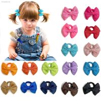 ۞❅◊ 2 Inches Baby Girls Mini Hair Bows Ties Elastic Hair Rubber Band Grosgrain Ribbon Hair Accessories for Kids Toddlers