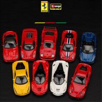 1:64 Bugatti Ferari 488 GTB โมเดล F50 F40รถโลหะผสม &amp; ยานพาหนะของเล่นกระเป๋าของเล่นของเล่นเด็กผู้ชายของขวัญของเล่นเด็ก Hiasan Mobil