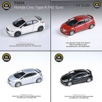 PARA Diecast Alloy 1:64 Honda Civic Type R FN2 Car Model Adult Classic Collection Display Decoration Gift Souvenir