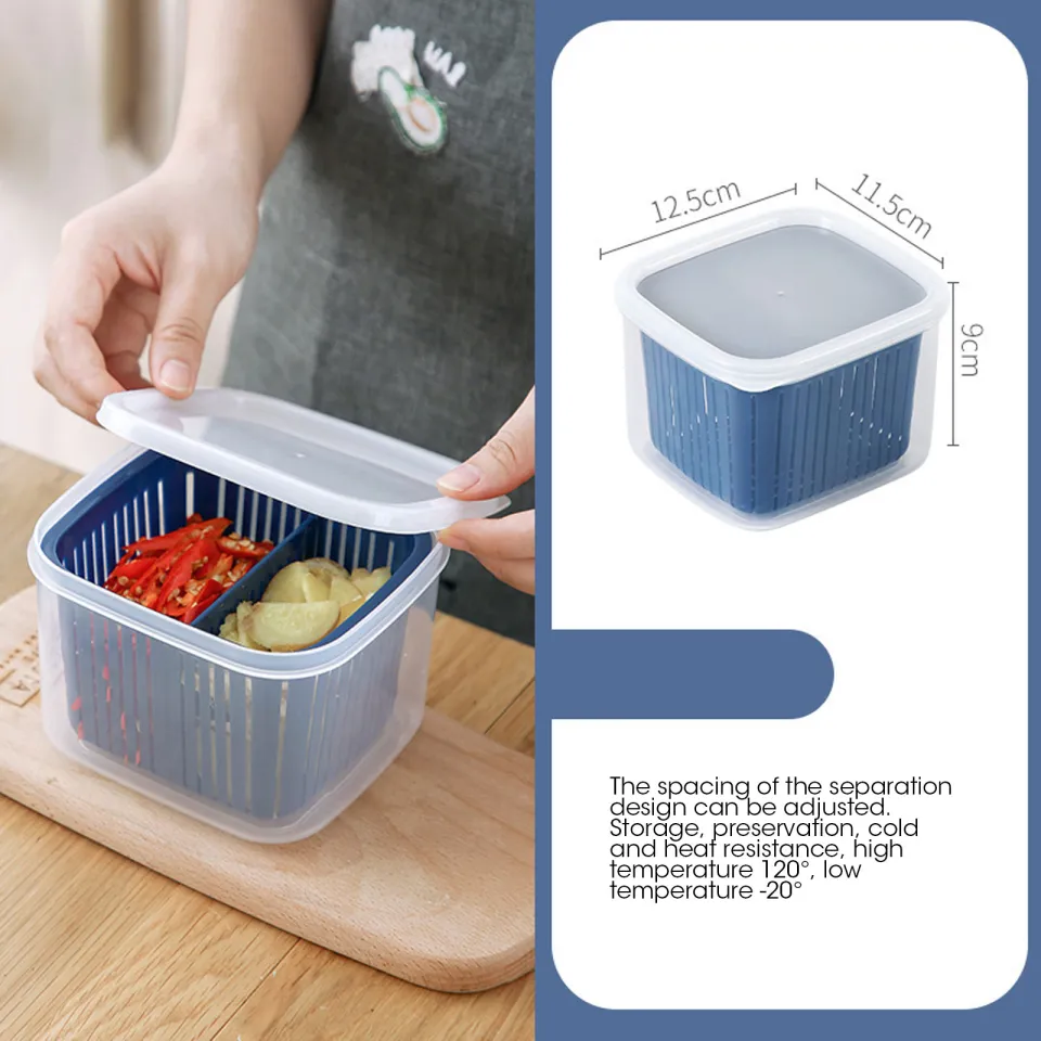 1PCS Kitchen Storage Box Refrigerator Accessories Organizer Sealed