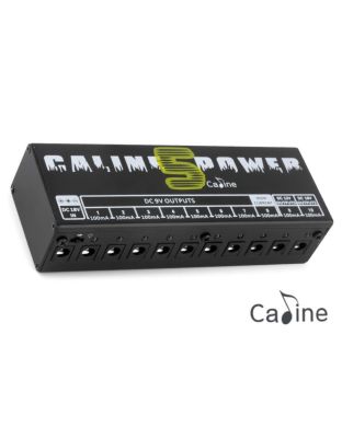 Caline ตัวจ่ายไฟเอฟเฟค 10 ช่อง รุ่น CP-05 (Power Supply for Guitar Effects / 10 Outputs) + แถมฟรีสายไฟพ่วงเอคเฟค 10 เส้น &amp; อแดปเตอร์