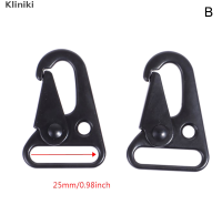 Kliniki อะไหล่มีตะขอ2ชิ้นสำหรับหัวเข็มขัด Carabiner ปากนกอินทรีอะลูมินัมอัลลอย