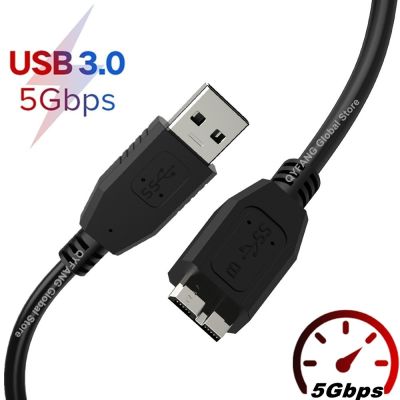 Micro B USB 3.0 Cable 5Gbps External Hard Drive Disk HDD Cable for Samsung S5 Note3 Toshiba WD Seagate HDD Data Wire Cables
