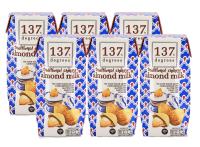 137 degrees Traditional Chinese Almond Milk 137 ดีกรี นมอัลมอนด์ สูตรจีนโบราณ (เห่งยิ้งแต๊) 180ml. x 6กล่อง