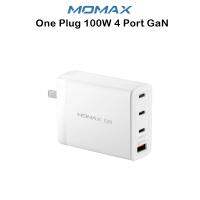 Momax One Plug 100W 4 Port GaN หัวชาร์จ100วัตต์เกรดพรีเมี่ยม สำหรับ Macbook Pro/Notebook อุปกรณ์ Type-C (ของแท้100%)