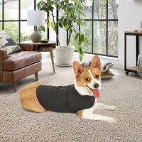 【มากกว่า50%】สีเทาเข้มสัตว์เลี้ยงสุนัข ThunderShirt Anti Dog Anti Anxiety Jacket เสื้อแจ็คเก็ตความกังวลเสื้อความเครียด Keep Calm M