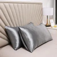 Solid Color Cover Pillow High-End Pillow Case Cover Rayon Pillowcase No Zipper Pillow Cover 40x60cm/50x70cm/50x90cm