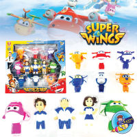 ของเล่น Super Wings (ซุปเปอร์วิงส์) ขนาดสูง 8 ซม. ซุปเปอร์วิงแปลงร่าง โมเดลหุ่นยนต์ของเล่น 1กล่อง 11 ชิ้น คุ้มมาก