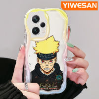 YIWESAN เคสสำหรับ Xiaomi Redmi โน๊ต12 Pro Plus Note 12 Pro Speed 5G Poco X5 Pro 5G เคสลายอนิเมะเลือดร้อนลายเด็กผู้ชายสุดเท่ห์เคสเคสโทรศัพท์โปร่งใสกันกระแทกแบบใสซิลิโคนนิ่มลายคลื่นเนื้อครีมหลากสี