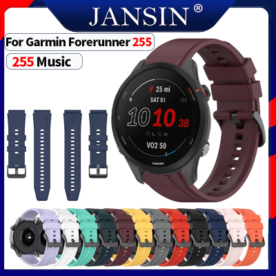 สาย Garmin Forerunner 255 สายรัดซิลิโคนกีฬาสำหรับนาฬิกา garmin forerunner 255 music ร์ทวอทช์ สายซิลิโคน ของแท้