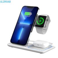 ✈ 3 In 1 Wireless Charger For iPhone 14 13 12 Pro Max Mini 11 XS XR X 8 30W Fast Charging Stand For AirPods Pro Apple Watch 8 7 SE