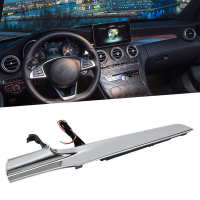 3สี Passenger Dashboard ฝาครอบ Trim Ambient Light สำหรับ -benz C GLC‑Class W205 X253 2015 ‑ 2018ใหม่