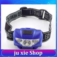 JuXie store Mini LED Headlamp Frontal Flashlight AAA Battery Small Head Light Lamp Torches Headlight For Hinking