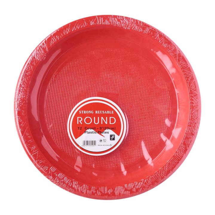 Premium Disposable Party Plates 9 23cm Strong Paper 