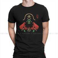 【Mens clothing】เกมเกาะลิง LeChuck Elaine GuybrushTShirt สำหรับผู้ชายโจรสลัดผ้าฝ้ายเสื้อยืดของขวัญวันเกิด Streetwear