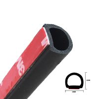 Soundproof 4 Meters Car Styling Car Door Seal Strip Rubber 4M Big D Type Z Type P Type Waterproof Trim Sound Insulation