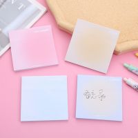 Gradient Color Sticker Student Convenient Message Torn Office Notepad Note Stationery