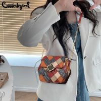 Cobbler Legend Fashion Shoulder Bag Genuine Leather Womens Sling Bag with Chain Shoulder Bag