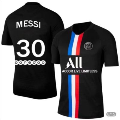 Messi Football Jersey PSG Paris Saint-Germain Tshirt High Quality Uni Tops Soccer Barcelona Jersey Plus Size Tee - YX