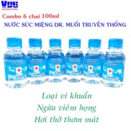 [HCM] Combo 6 chai Nước súc miệng Dr. Muối truyền thống (100ml) - Loại vi khuẩn, ngừa viêm họng, hơi thở thơm mát thumbnail