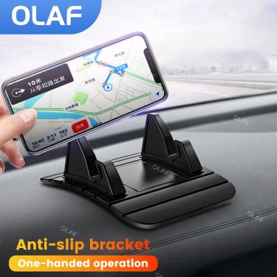 Soft Silicone Car Phone Holder Anti-slip Car Dashboard Stand For iPhone Samsung Xiaomi Huawei  Universal GPS Mat Bracket for Car Car Mounts
