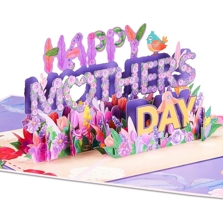 Paper Happy Mothers Day Pop Up Card 3d Mothers Day Card For Mom Grandma Mother In Law Wife