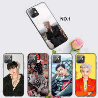 Casing หรับ iPhone 11 12 Mini X Xs XR Pro Max 6+ 6s+ 7+ 8+ 6 7 8 Plus 5 5s SE 2020 EL43 EXO chanyeol Pattern Phone เคสโทรศัพท์ อ่อนนุ่ม TPU Black ปก