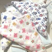 Tã vải chéo sơ sinh mềm đẹp Omikid