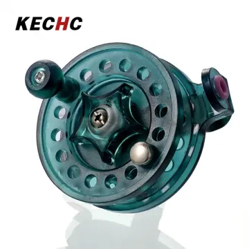 Winter Fishing Reel Lightweight Base Ice Fishing Tackle Right / Left Hand  Mini Fly Wheel All Metal For Trout Pike