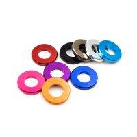 M3 Flat Washer M3*6*0.5/1/1.5/2/2.5/3/4/5/6/8/10/12/15mm M3 M5 M6 M8 M10 colourful Anodized aluminum flat Washers Gasket Nails  Screws Fasteners