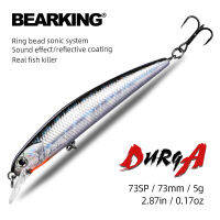 BEARKING รุ่นใหม่73Mm 5G Professional คุณภาพ Magent น้ำหนักเหยื่อตกปลา Minnow Crank เหยื่อประดิษฐ์ Tackle