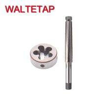 WALTETAP 1 ชุดก๊อกสี่เหลี่ยมคางหมูด้านซ้ายและชุดแม่พิมพ์ TR 8 10 12 14 16 X1.5 X2 X3 X4 สกรูเกลียว T R แตะแม่พิมพ์เกลียวกลม