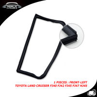 ยางหูช้าง หน้า-ซ้าย สีดำ F-Lh Toyota  Aftermarket Land Cruiser FJ40 FJ42 FJ45 47 HJ45 ประตู ปี1969 - 1984 มีบริการเก็บเงิยปลายทาง