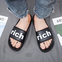 【cw】 Men Slippers Indoor Slides Loafers and Outdoor Garden Shoes Clogs Beach Massage Mules Flip Flops !