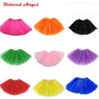 Baby Girls Tutu Skirts Kids Elastic Waist Pettiskirt Girl Princess Tulle Skirt 14 Colors  Mini Skirts Children Clothing 0-8 Yrs Dresses