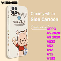 YiaMia Animation การ์ตูน Series สำหรับ OPPO A5 2020 A9 2020 A15 A15S A52 A72 4G A92 A72 5G บุคลิกภาพความคิดสร้างสรรค์คู่ฝาครอบโทรศัพท์กันกระแทกและ Anti-Drop