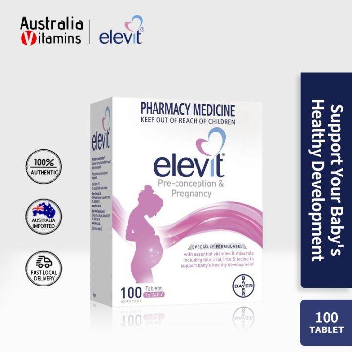 Elevit Women Pregnancy Multivitamin 100 Tablets Lazada PH