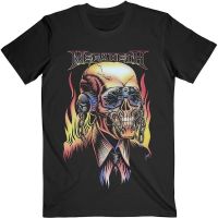 เสื้อยืด Megadeth Flaming Vic สินค้าของแท้100