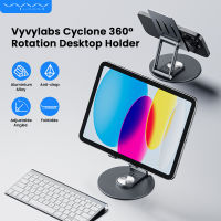 Vyvylabs desktop tablet holder universal mobile phone holder Cyclone 360 Degree Rotation Desktop Holder Tarnish