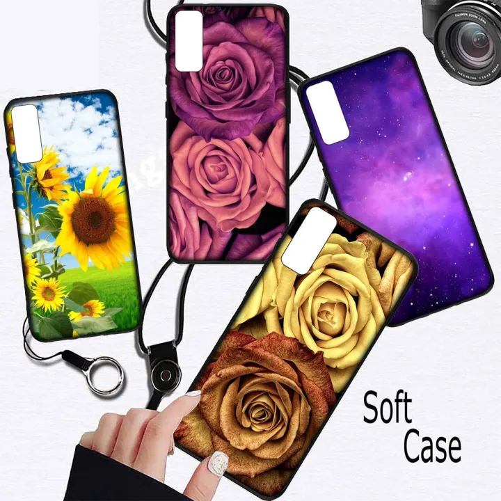 อ่อนนุ่ม-phone-ปก-เคสโทรศัพท์-j178-n184-sunflower-flower-painted-colourful-yellow-coque-หรับ-realme-c2-c3-c11-2021-c12-c15-c21-c25-c33-c35-c55-5-5i-5s-6i-6-8-pro-6pro-c25s-c21y-c25y-real-me-5pro-y-8pr