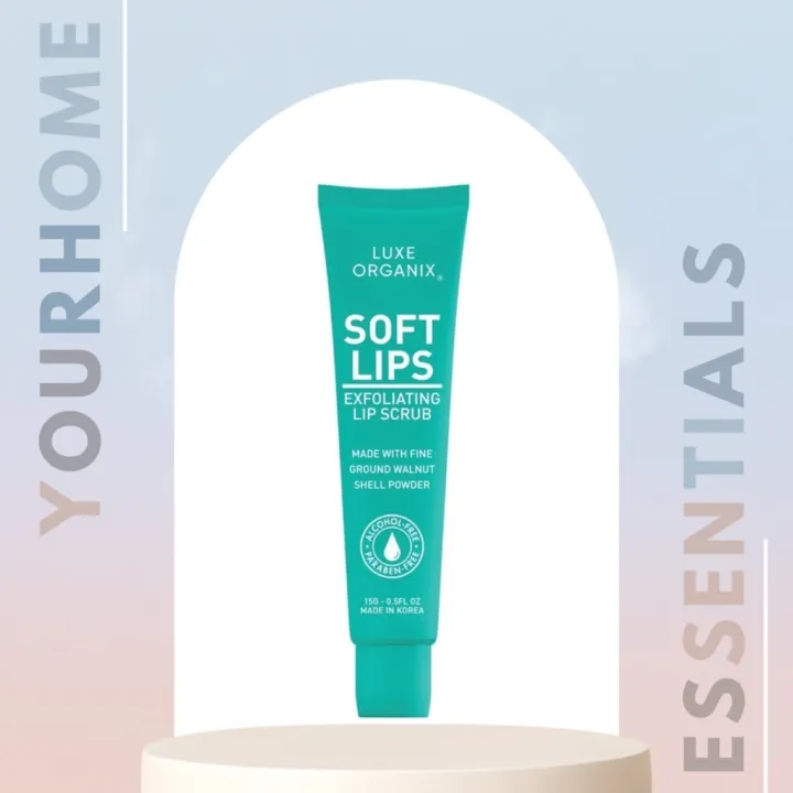 LUXE ORGANIX SOFT LIPS LIP EXFOLIATING SCRUB 15g Lazada PH