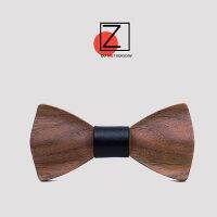 3D Single Wooden Bow tie Black Walnut Weeding party Bow Ties For Men Bowtie Tuxedo Classic Butterfly Cravat Nails Screws Fasteners